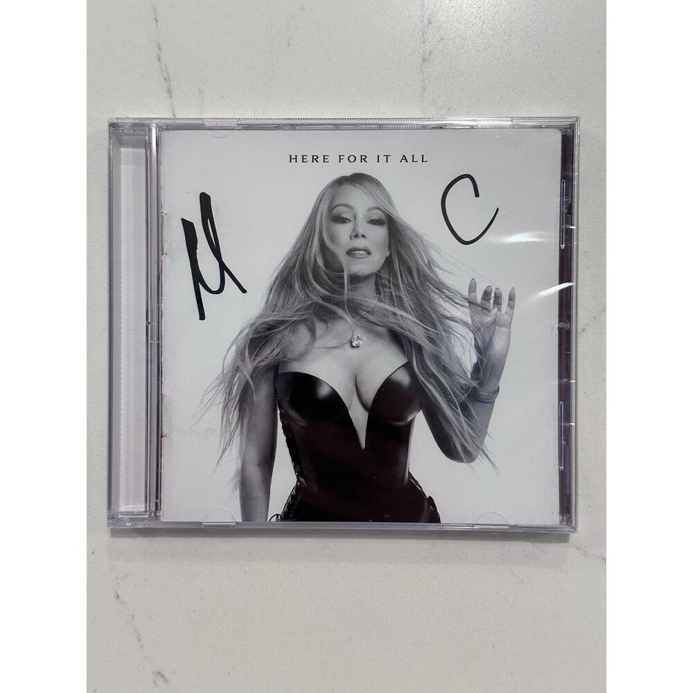 Mariah Carey - Here For It All Signed CD Exclusive Autographed Ready to ship #1